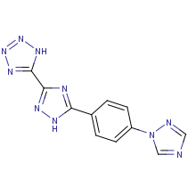 3-(tetrazol-5-yl)-5-(4-(triazol-1-yl)phenyl)-1,2,4-triazole