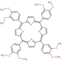 5,10,15,20-tetra(3,4-dimethoxyphenyl)porphyrindine